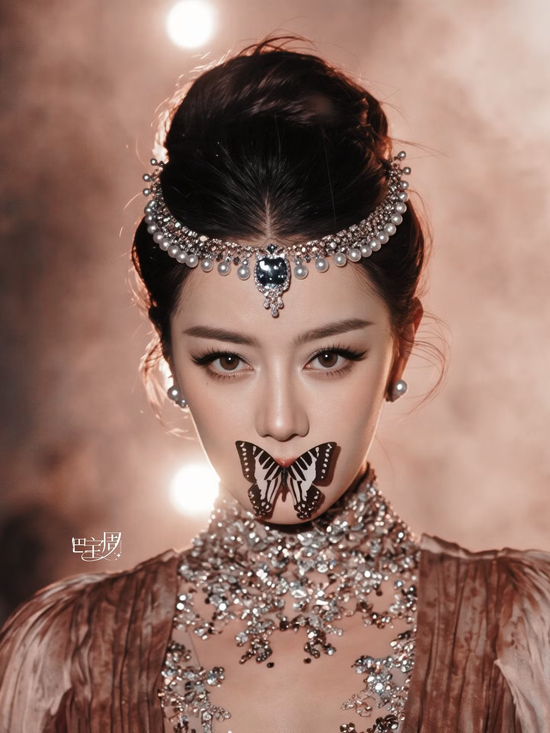Mọi ống kính đều hướng về Địch Lệ Nhiệt Ba- Ảnh 10.