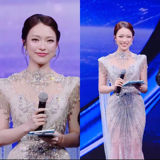 Sốc visual với MC Khánh Vy ở chung kết Miss Universe Vietnam: "Giống Hoa hậu hơn cả Hoa hậu"- Ảnh 1.