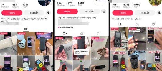 Công khai bán camera quay lén trên TikTok, nhiều kênh nội dung khiến CĐM bất an- Ảnh 4.