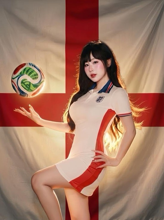 Tuyên bố "tất tay" vào tuyển Anh, hot girl Nóng cùng World Cup khiến CĐM xao xuyến - Ảnh 1.