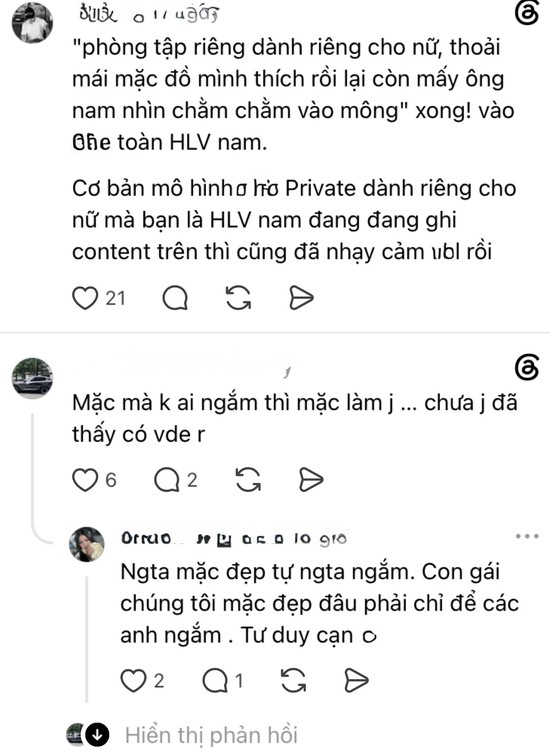 Tranh cãi mô hình phòng gym nữ "private" nhưng huấn luyện viên là nam- Ảnh 7.