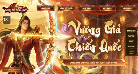 Một tựa game Quốc Chiến chính thức mở cổng Landing đăng ký sớm- Ảnh 1.