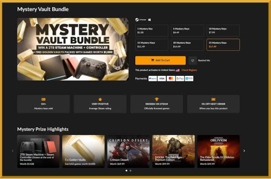 Chỉ 1$, game thủ PC có cơ hội trúng độc đắc, nhận ngay Steam Machine hoặc Steam Deck, miễn là đủ may mắn - Ảnh 2.