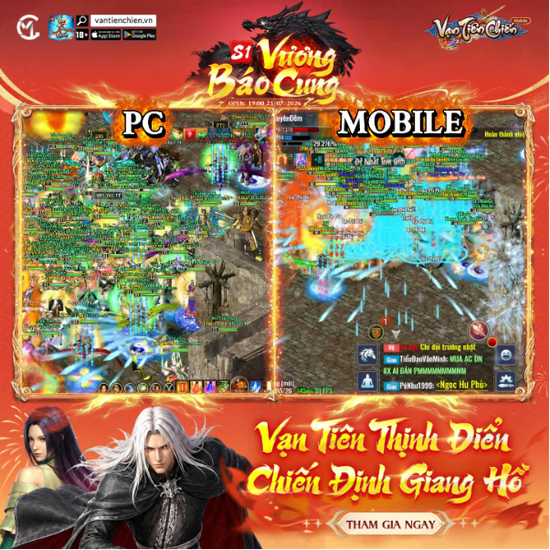 Vạn Tiên Chiến Mobile CMPlay – Hành Trình Tái Hiện Huyền Thoại MMORPG Trên Mobile - Ảnh 3.
