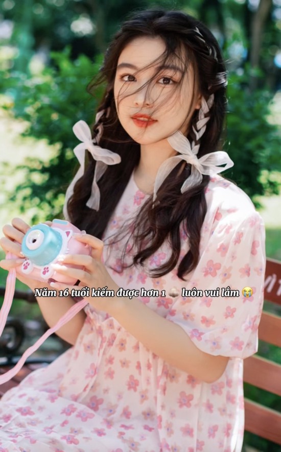 Con gái Phó chủ tịch Hội Điện ảnh Việt Nam “nhận job” từ năm 3 tuổi, kiếm được 1 tỷ năm 16 tuổi - Ảnh 3.