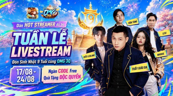 OMG 3Q 9 tuổi: Chị Ca Nô và Thầy Giáo Ba bùng nổ tương tác livestream - Ảnh 4.