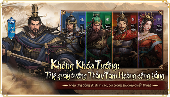 Tam Quốc Chí- Vương Chiến: Chinh Phục Vương Quốc (Three Kingdoms: Throne War) mở đăng ký trước tại sáu thị trường Đông Nam Á - Ảnh 2.