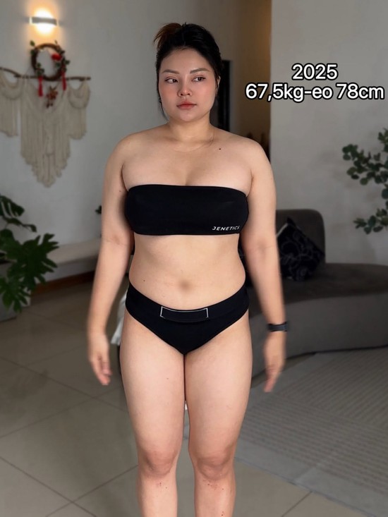 Giảm hơn 16kg nhờ chăm chỉ tập gym, hot girl khiến người xem phải trầm trồ với vóc dáng mới- Ảnh 2.