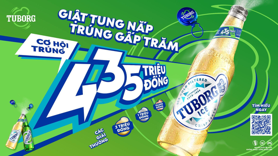 ‏Giật nắp bia Tuborg giữa cuộc vui phá chuẩn, người phụ nữ ở Huế bất ngờ ẵm trọn giải đặc biệt 435 triệu đồng‏ - Ảnh 3.