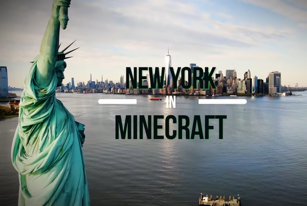 Nearly 3,000 gamers join hands to build New York City at 1:1 scale in Minecraft