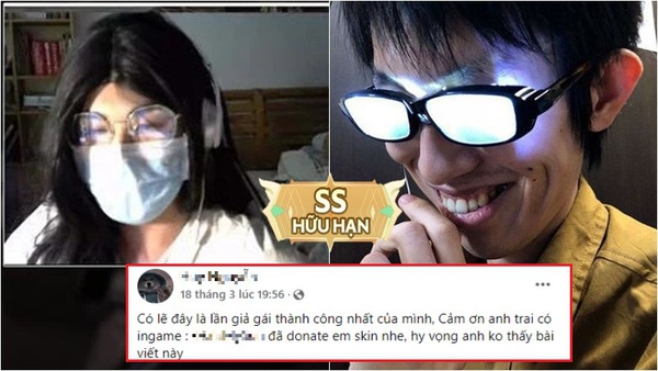 Impersonating a girl, Lien Quan gamers tricked the “cousin” of the giants with extremely good limited SS skins worth millions of VND