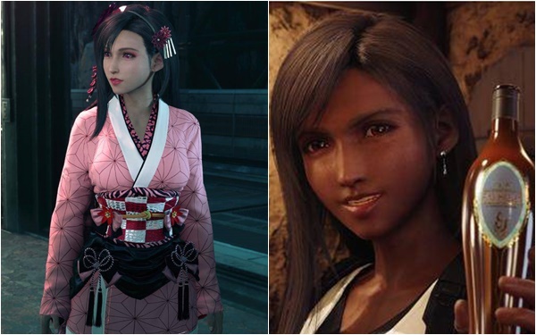 Gamers are crazy about the new trend of Tifa photo manipulation, changing skin color and “catching” famous manga cosplay