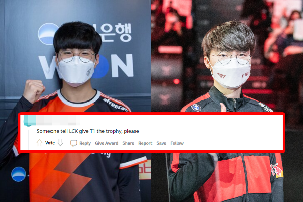 “Give the trophy to Faker and the team let’s go”