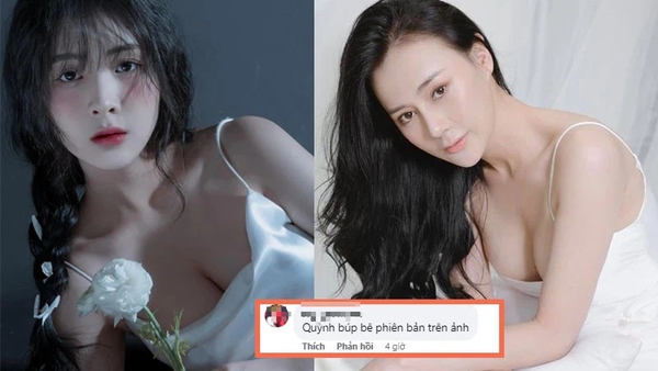 Quynh Alee caused “shock” with a new set of photos, likened to the image of “Quynh Dolls” on television waves.
