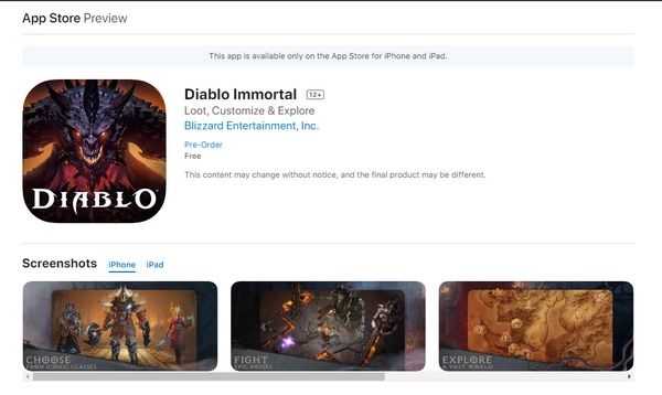 Diablo Immortal will be released on June 30, iOS is available, but don’t dream because this is what Vietnamese gamers will receive