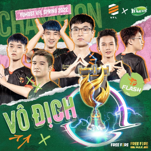 Overcoming the king of Asia, Team Flash proudly becomes the new king of Yomost VFL Spring 2022