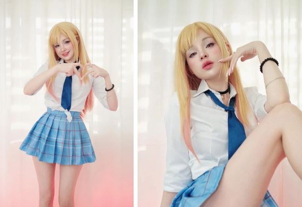 The female coser is “extremely hot” when she transforms into Kitagawa Marin in “My Dress-Up Darling”