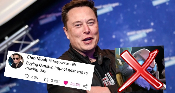 After agreeing to buy Twitter, Elon Musk was suddenly suggested by gamers to buy Genshin Impact, DOTA 2