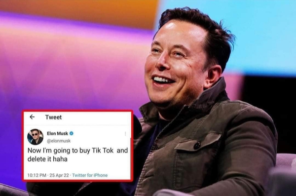 Elon Musk announced to buy TikTok and “delete” it, the truth behind this “tweet” makes many people fall back