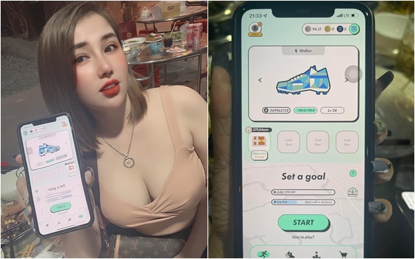 The image of a hot girl showing off her achievements in playing NFT caused a stir among fans, and the identity of the game surprised many people.