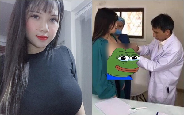Just liposuction to reduce breast size 1m1, hot Vietnamese girl “super round one” shocked when she continued to “beat and rebuild”