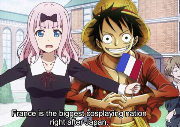 As the first manga to sell 30 million copies in France, a huge One Piece painting appeared in Paris