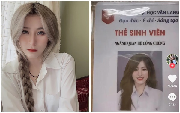 Possessing an excellent photo of a beautiful card, the Vietnamese student suddenly became a hot girl, and fans were excited to find info.