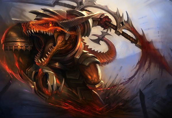 Liên Minh Huyền Thoại:Thần Cá Sấu Renekton 1 cân 3 ngoạn mục