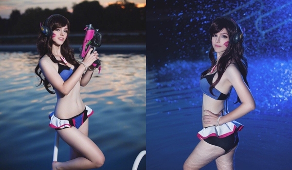 Cosplay DVa Cc Gi Cm Trong Trang Phc O Tm Bikini