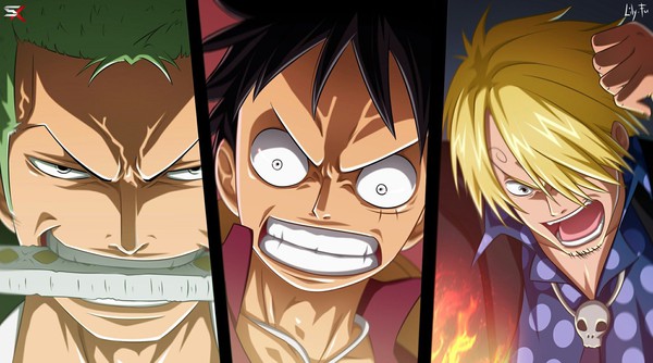 Chiêm ngưỡng hình ảnh Luffy cùng các nhân vật One Piece