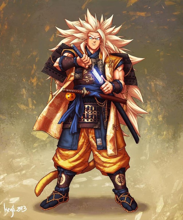 Dragon Ball: Goku và đồng bọn ngầu như trái bầu khi xuất hiện trong trang phục Samurai Nhật Bản - Ảnh 2.