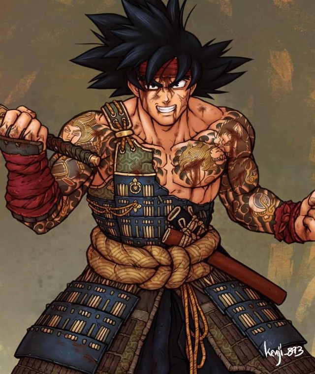 Dragon Ball: Goku và đồng bọn ngầu như trái bầu khi xuất hiện trong trang phục Samurai Nhật Bản - Ảnh 9.