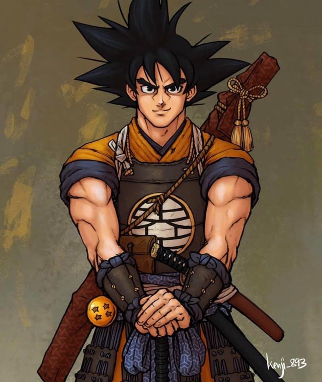 Dragon Ball: Goku và đồng bọn ngầu như trái bầu khi xuất hiện trong trang phục Samurai Nhật Bản - Ảnh 13.