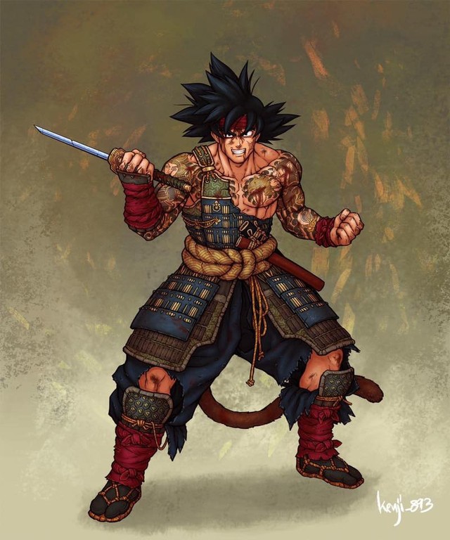 Dragon Ball: Goku và đồng bọn ngầu như trái bầu khi xuất hiện trong trang phục Samurai Nhật Bản - Ảnh 20.