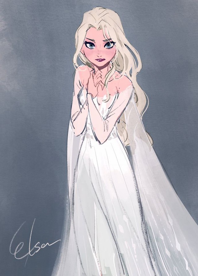 Chị em Nữ hoàng băng giá Elsa trong Frozen lột xác từ diện mạo tới tính cách qua nét vẽ của fan - Ảnh 15.