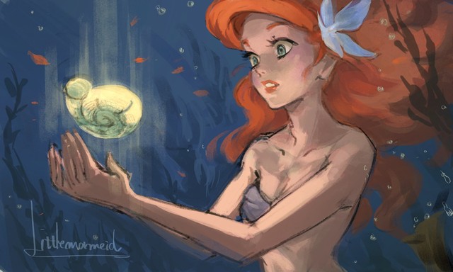 Nhìn ngắm loạt ảnh fan art siêu dễ thương của các nàng công chúa Disney, bảo sao ai cũng mê - Ảnh 14.