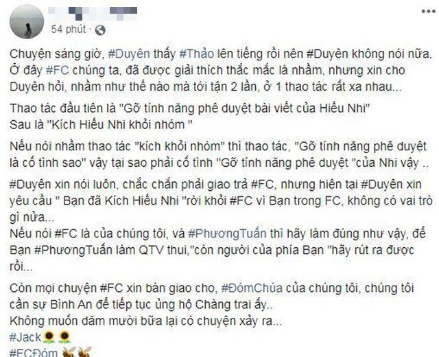 K-ICM kick thẳng tay trưởng FC miền Bắc, xóa bài họp fan mừng tất niên của FC Jack: Căng thẳng giữa fan của hai bên lại leo thang - Ảnh 4.