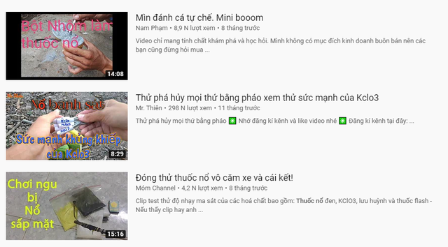 Clip dạy làm pháo tràn lan trên Youtube, học sinh mua đồ về tự chế rồi bán kiếm tiền tiêu Tết - Ảnh 3. Clip dạy làm pháo tràn lan trên Youtube, học sinh mua đồ về tự chế rồi bán kiếm tiền tiêu Tết - Ảnh 3.
