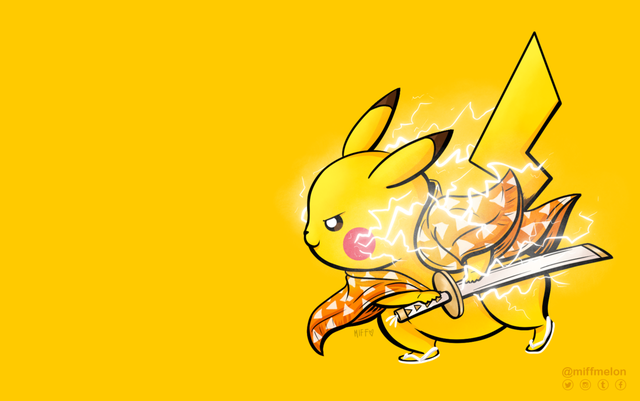 Kimetsu no Yaiba hợp thể với Pokémon khiến người hâm mộ không khỏi trầm trồ - Ảnh 2.