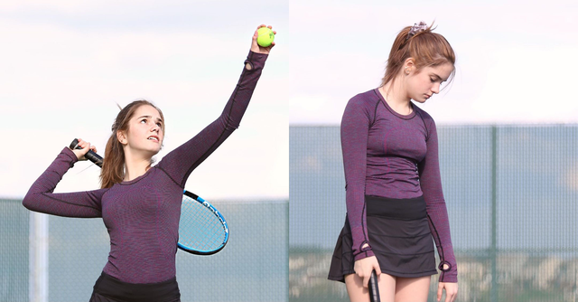 Tan chảy với vẻ đẹp của thiên thần quần vợt 15 tuổi: Makenzie Raine - Ảnh 10.