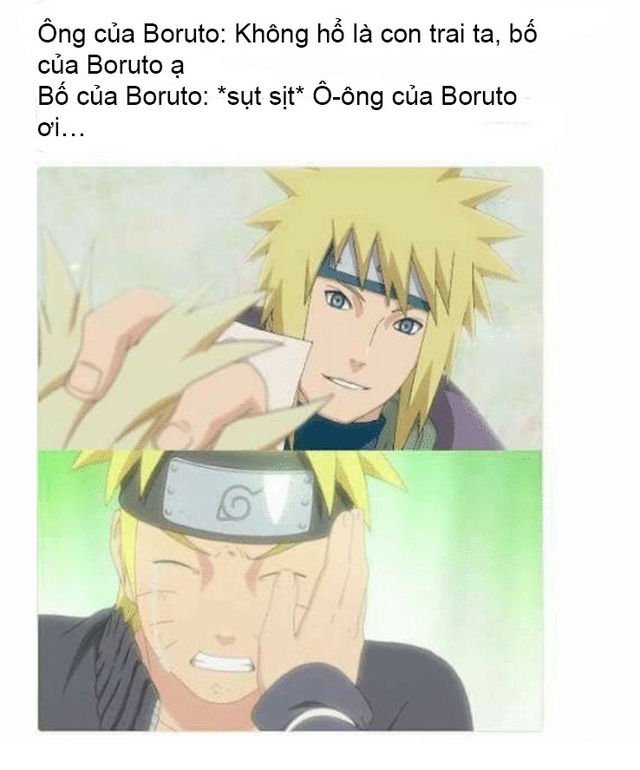 Naruto: Đầu năm mới phải cười thật nhiều, loạt meme về bố Boruto sẽ khiến bất cứ ai cũng phải đứng hình - Ảnh 4.