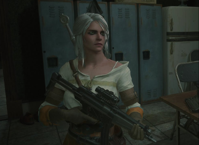 Xuất hiện mod cực hay, cho phép phá đảo Resident Evil 2 Remake trong vai Ciri nóng bỏng - Ảnh 1.
