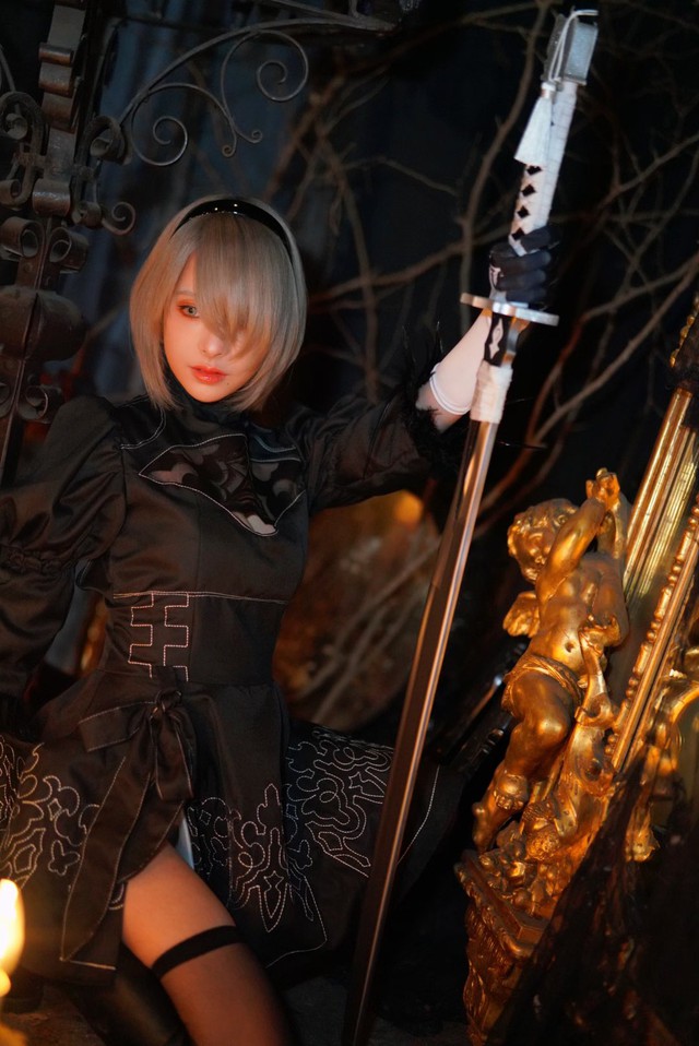 Ngắm mỹ nhân Nhật Bản Kana Momonogi cosplay Nier: Automata đẹp ngoạn mục - Ảnh 2.