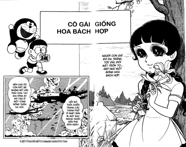 Cô gái giống hoa bách hợp - Cú lừa kinh điển của Nobita và Doraemon dành cho ông Nobi - Ảnh 1.
