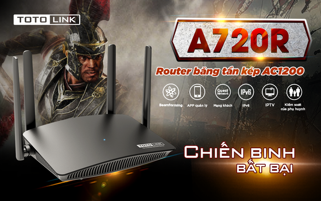 Chiến game mượt mà với Router Wifi AC giá rẻ TOTOLINK A720R - Ảnh 1.