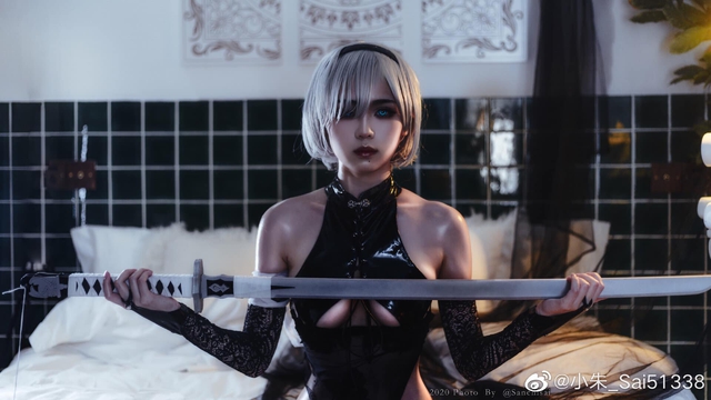 Ngây ngất ngắm phiên bản cosplay 2B - nữ nhân vật sexy bậc nhất thế giới game - Ảnh 8.