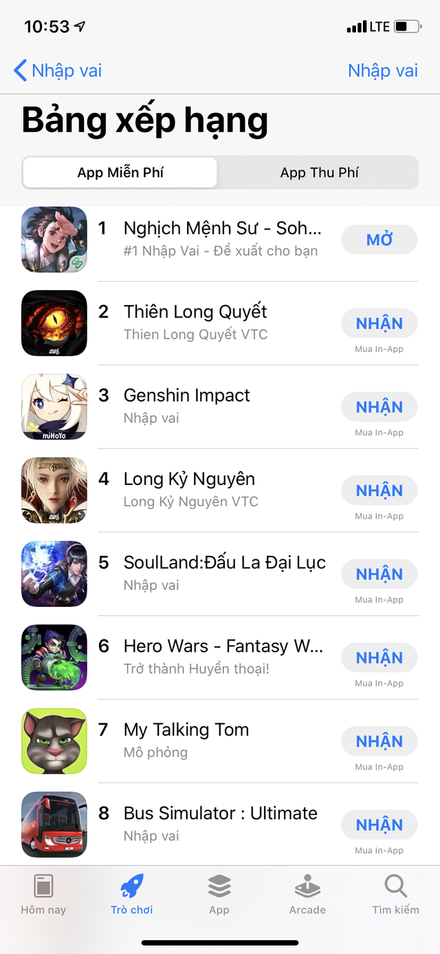 Vượt mặt 2 cơn sốt Among Us và Genshin Impact, Nghịch Mệnh Sư xưng vương Top 1 liên tiếp 3 BXH lớn nhất App Store - Ảnh 3. Vượt mặt 2 cơn sốt Among Us và Genshin Impact, Nghịch Mệnh Sư xưng vương Top 1 liên tiếp 3 BXH lớn nhất App Store - Ảnh 3.