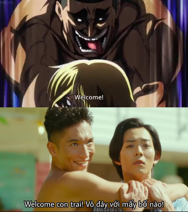 Chết cười khi ngắm loạt ảnh so sánh phiên bản anime với live action của Grand Blue, đến cảnh nude mà cũng không tha - Ảnh 11. Chết cười khi ngắm loạt ảnh so sánh phiên bản anime với live action của Grand Blue, đến cảnh nude mà cũng không tha - Ảnh 11.