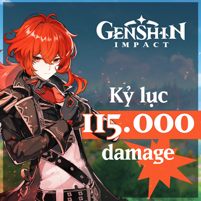 Xuất hiện kỷ lục mới trong Genshin Impact, chém 1 nhát tạo 115.000 damage [HOT]
