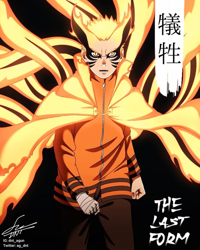 Boruto: Loạt tranh siêu đỉnh về hình thức Thần Cáo của Naruto - trạng thái tối thượng có thể khiến ngài Hokage phải chết - Ảnh 6.